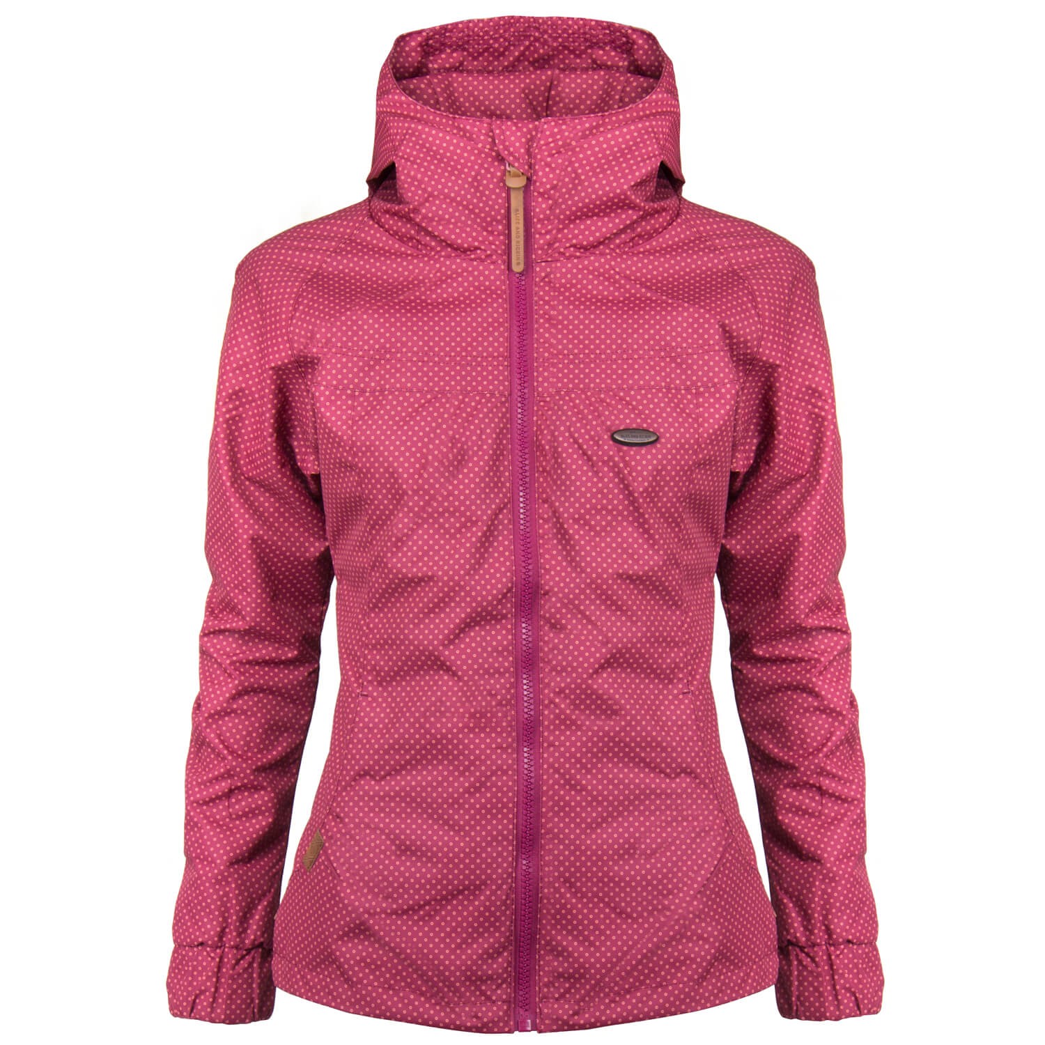ALIFE AND KICKIN Damen Übergangsjacke mit Kapuze und hohem ...