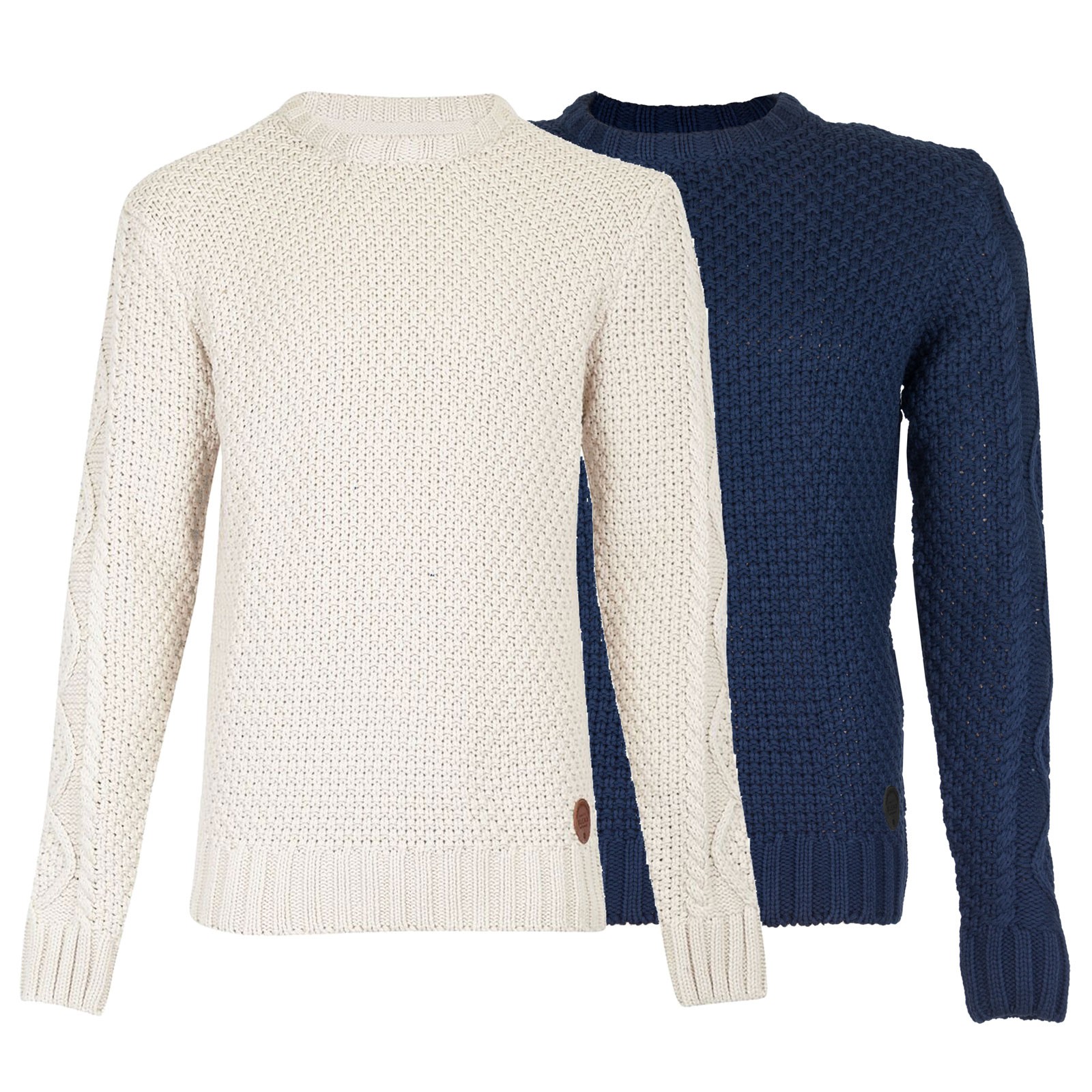 TTFDJG Damen Strickpullover Bunt Gestreift - Winter Pulli Langarm Rundhals